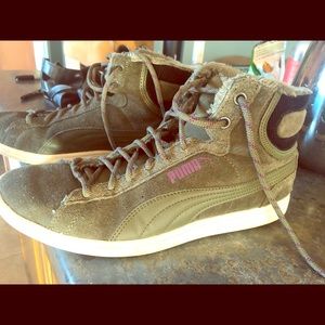 Puma high top sneakers